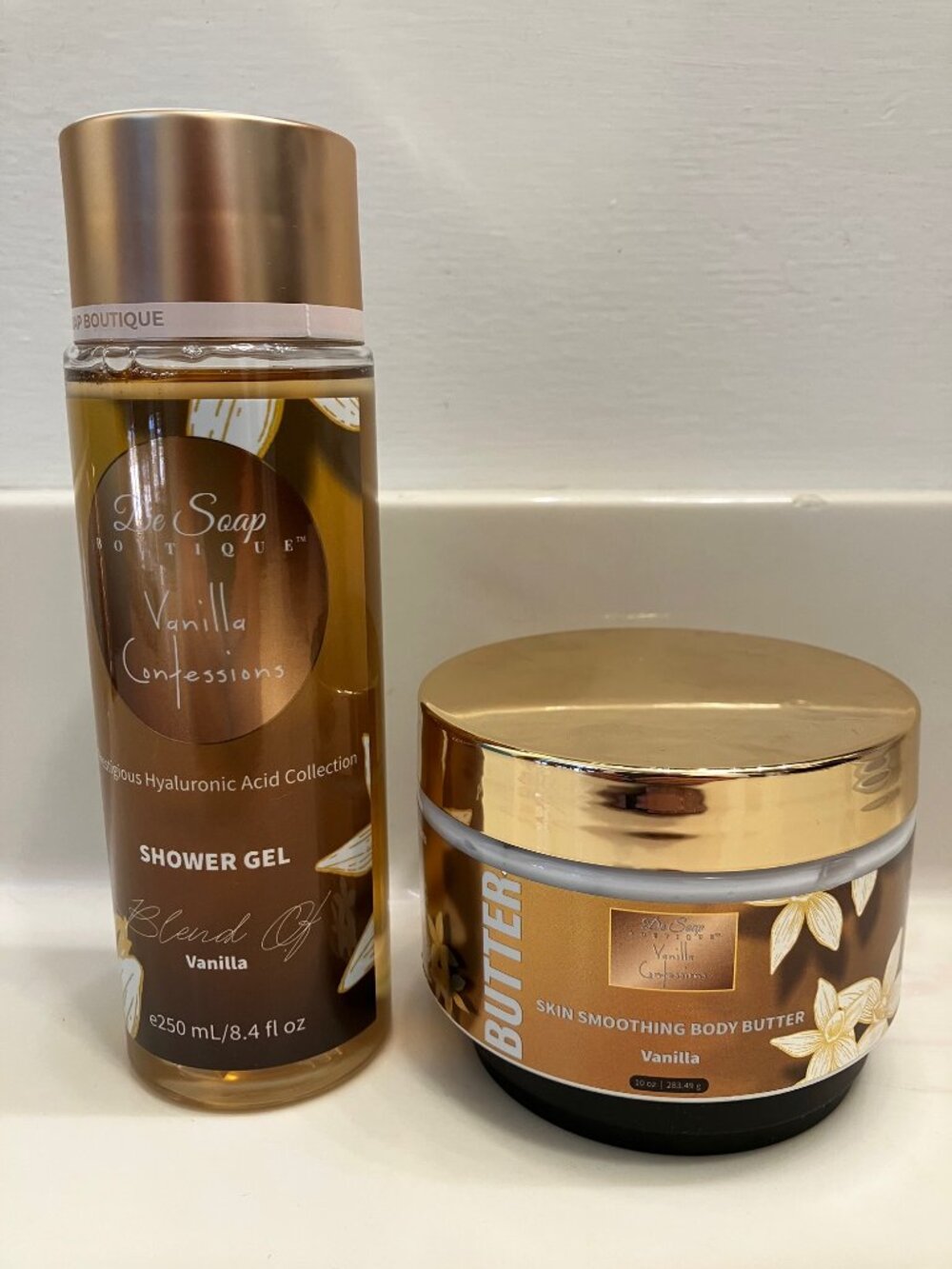 De Soap Boutique Vanilla Shower Gel and Body Butter